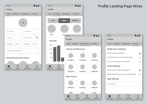 wireframes